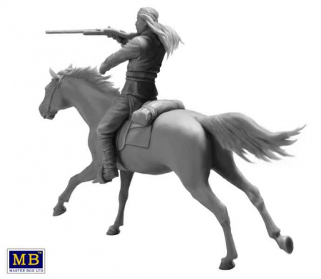 Серия индейских войн, набор № 1. Апачи. Атака, 1:35, (MB35188)