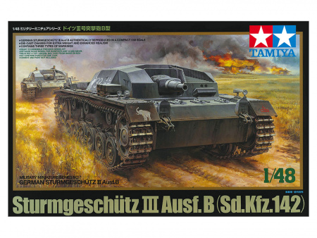 Самоходное орудие Sturmgeschutz III Ausf.B с коротким стволом, 3 варианта декалей, 1:48, [32507]