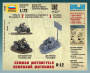 Немецкий мотоцикл R-12, 1:72, [6142]
