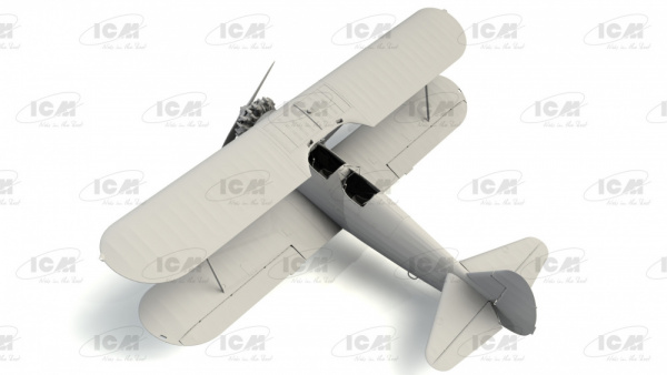 Stearman PT-13/N2S-5 Kaydet, Американский учебный самолет, 1:32, (32052)