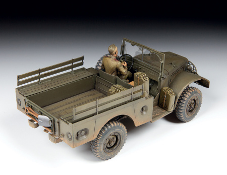 Американский армейский автомобиль WC-52 "Три четверти" с лебедкой, 1:35