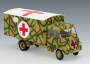 Lastkraftwagen 3.5 AHN с будкой, Германская военная машина скорой помощи 2 МВ, 1:35, (35417)