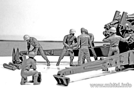 Артиллерийский расчет, США, 1:35, (MB3577)