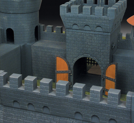 Средневековая каменная крепость, 1:72