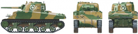 Sherman M4 Early Prod. 1/48
