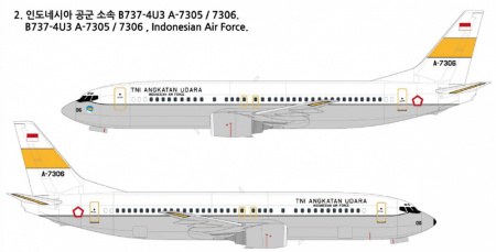 B-737 "Colombian Air Force" (1:144)