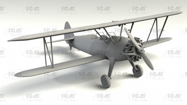 Stearman PT-13/N2S-5 Kaydet, Американский учебный самолет, 1:32, (32052)