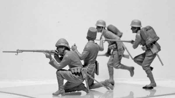 Галлиполи 1915 г. (пехота ANZAC (4 фигуры), пехота Турции (4 фигуры)), 1:35, (DS3501)