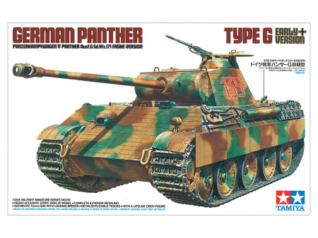 Танк T-VG ПАНТЕРА (ранний)+1 фиг., 1/35