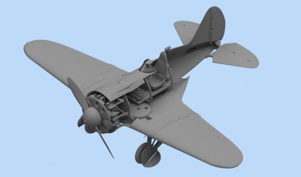 И-16 тип 24 с советскими пилотами (1939-1942 г.), 1:32, (32007)
