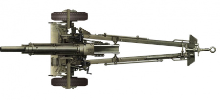 Поздняя версия 105-мм гаубицы Howitzer M2A1 Carriage M2A2, 1:35, [AF35182]
