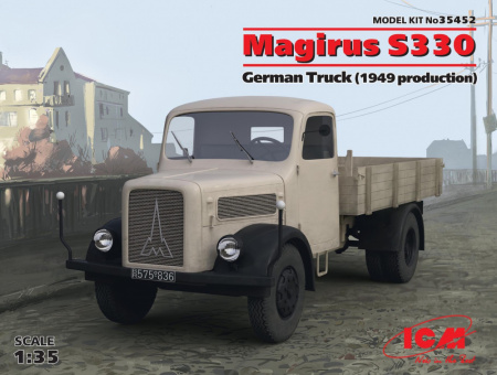 Magirus S330, Германский грузовой автомобиль (производства 1949 г.), 1:35, (35452)