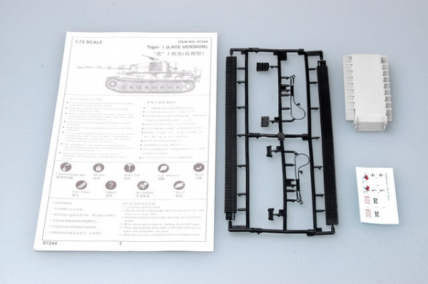 Танк Tiger 1 (Late), 1:72, [07244]