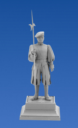 Фигура, Швейцарский гвардеец стражи Ватикана, 1:16