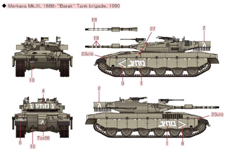 Merkava Mk.III (1:72)