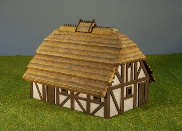 Дом с соломенной крышей, 1:72