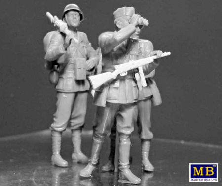 Фигуры Итальянские военнослужащие, период Второй мировой войны, 1:35, (MB35144)