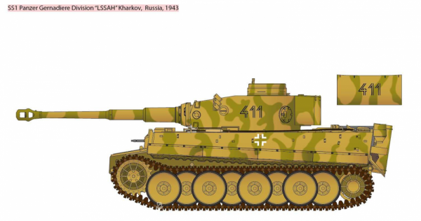 German Tiger-I Ver. Early (1:72)
