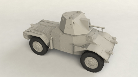 Panzerspähwagen P 204 (f) с башней, Германский бронеавтомобиль ІІ МВ, 1:35, (35377)
