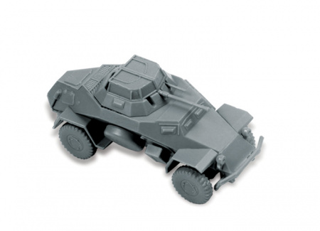 Немецкий легкий бронеавтомобиль Sd.kfz 222, 1:100