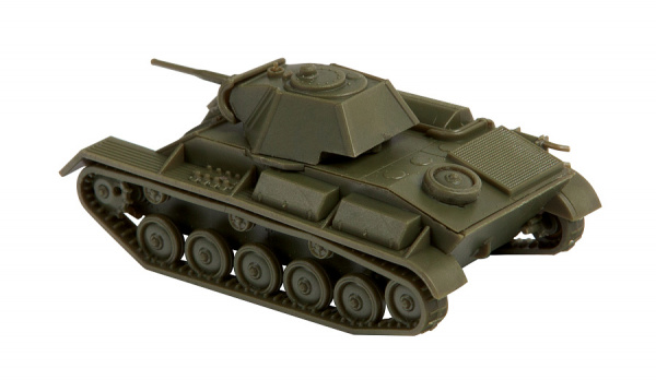 Советский легкий танк Т-70Б, 1:100