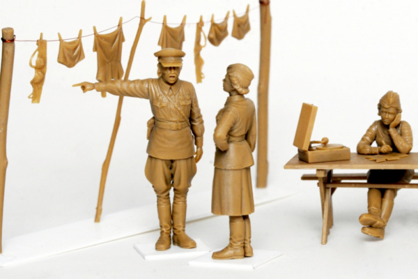 Советские женщины-военнослужащие, 1941-1942 г. ("А зори здесь тихие"), 1:35, (35621)