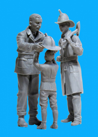 Американские пожарные (1910-е г.г.), 1:24, (24005)
