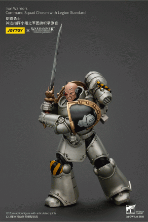Iron Warriors, Command Squad Chosen with Legion Standard, 1:18, [JT01765]