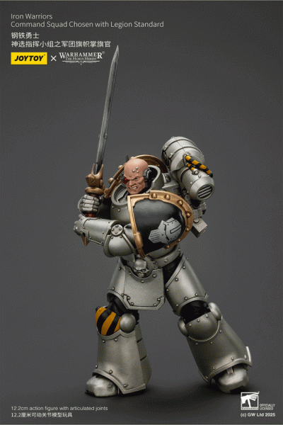 Iron Warriors, Command Squad Chosen with Legion Standard, 1:18, [JT01765]