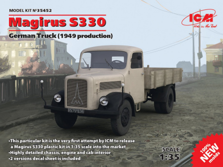 Magirus S330, Германский грузовой автомобиль (производства 1949 г.), 1:35, (35452)