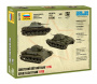 Советский легкий танк Т-70Б, 1:100