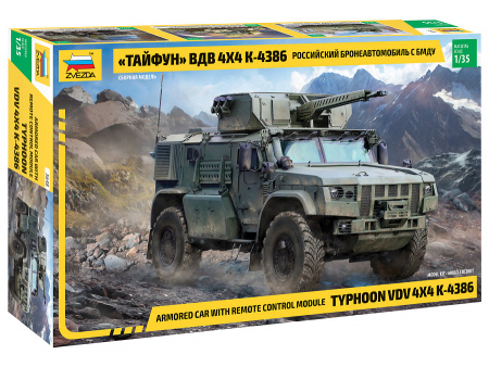 Бронеавтомобиль Тайфун ВДВ 4*4 К-4386, 1:35