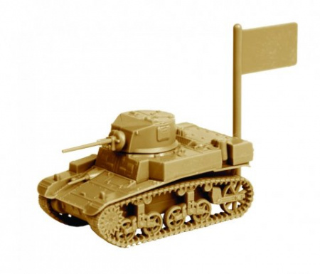 Американский лёгкий танк "Стюарт", 1:100