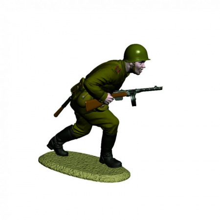 Советский пехотный взвод, Курск 1943, 1:72, (8077)