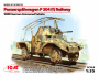 Panzerspähwagen P 204 (f) железнодорожный, Германский бронеавтомобиль ІІ МВ, 1:35, (35376)