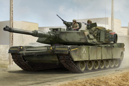 Американский танк M1A1 AIM Abrams, 1:16, [00926]