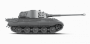 Тяжелый нем. танк "Королевский Тигр" Порше, 1:100
