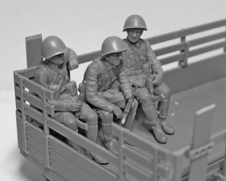 Советские военнослужащие (1979-1991), (5 фигур), 1:35, (35636)