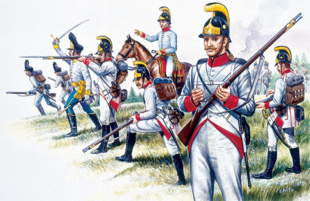 Austrian Grenadiers and Infantry, 1/72