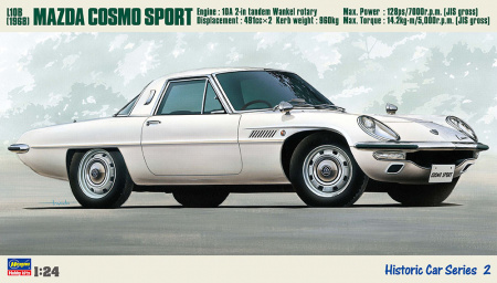 Автомобиль MAZDA COSMO SPORT L10B, 1:24, [21102]