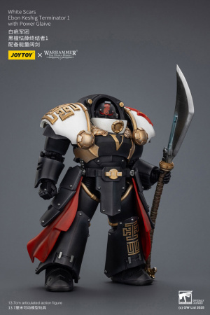 White Scars squad Ebon Keshig Terminator 1 with Power Glaive, 1:18, [JT02946]