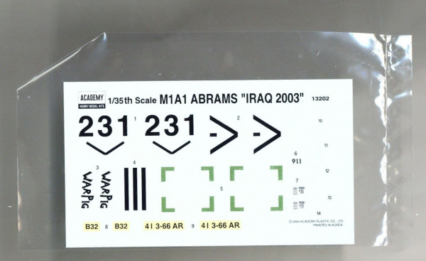 Танк M1A1 АБРАМС в Ираке, 1/35