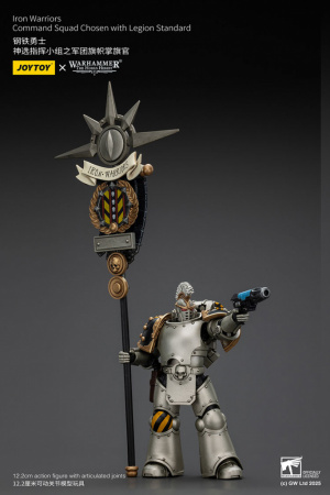 Iron Warriors, Command Squad Chosen with Legion Standard, 1:18, [JT01765]
