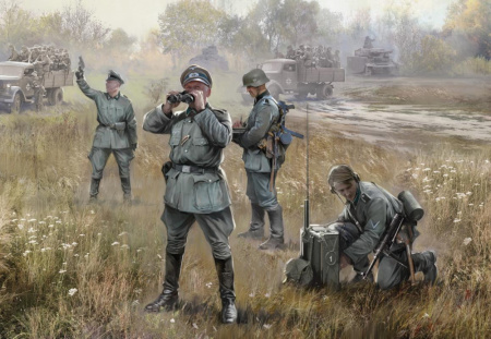 Немецкий штаб 1939-1942, 1:72, [6133]