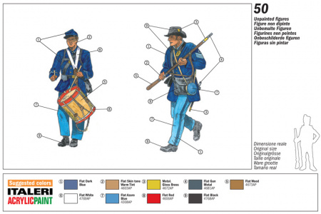 Фигуры UNION INFANTRY (1:72)
