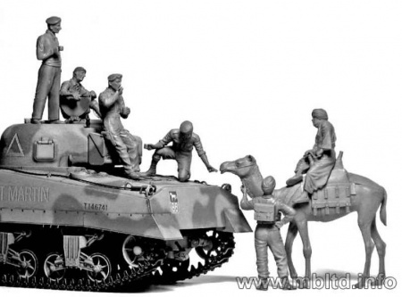Фигуры Содружество AFV Экипаж, 1:35, (MB3564)