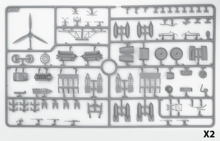 He 111H-3 ВВС Румынии, Бомбардировщик II МВ, 1:48, (48266)
