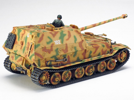 Немецкое противотанковое самоходное орудие Elefant с одной фигурой 1/48
