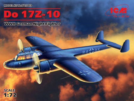 Do 17Z-10, Германский ночной истребитель ІІ МВ, 1:72, (72303)