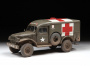 Американский армейский автомобиль WC-54 Медицинский, 1:35, [3711]